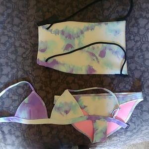 *SOLD*   Triangl bikini with bag